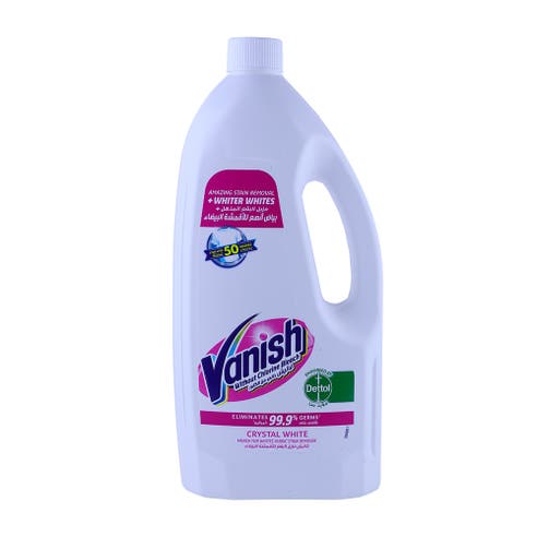 Vanish Crystal White Fabric Stain Remover Liquid 1L 