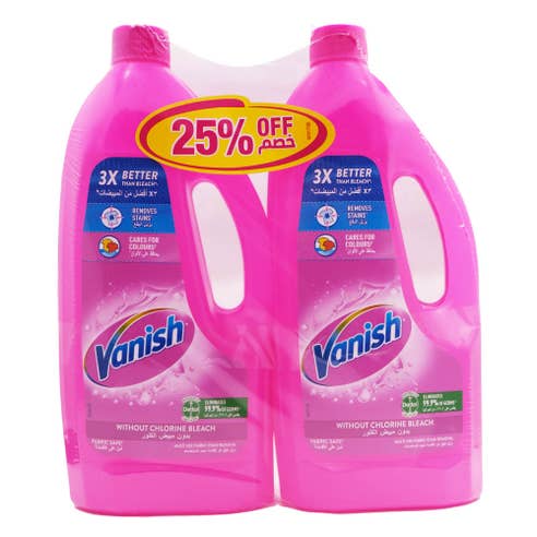Vanish Fabric Safe Stain Remover Liquid 2x1L [Special Offer] 