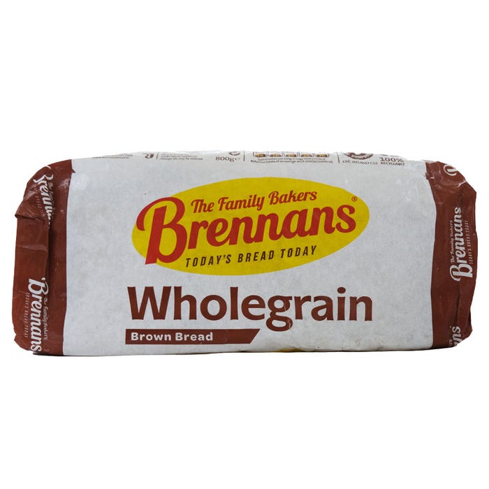 Brennans Wholegrain Brown Bread 800g