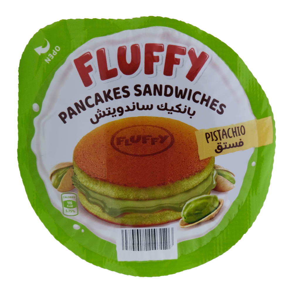 Fluffy Pistachio Filled Pancakes Sandwiches 37g 