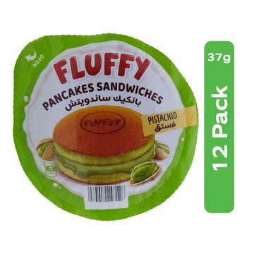 Fluffy Pistachio Filled Pancakes Sandwiches 12x37g 