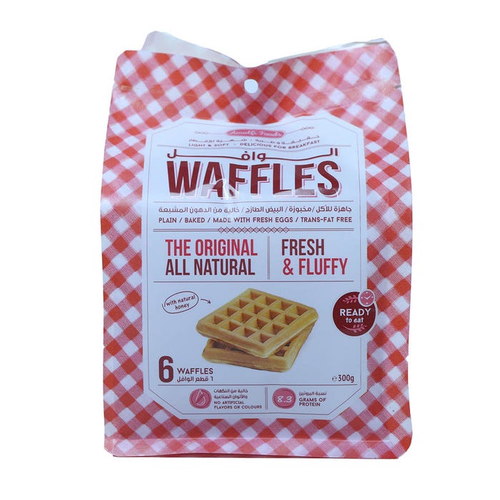 Amalfi Plain Waffles 6s 300g