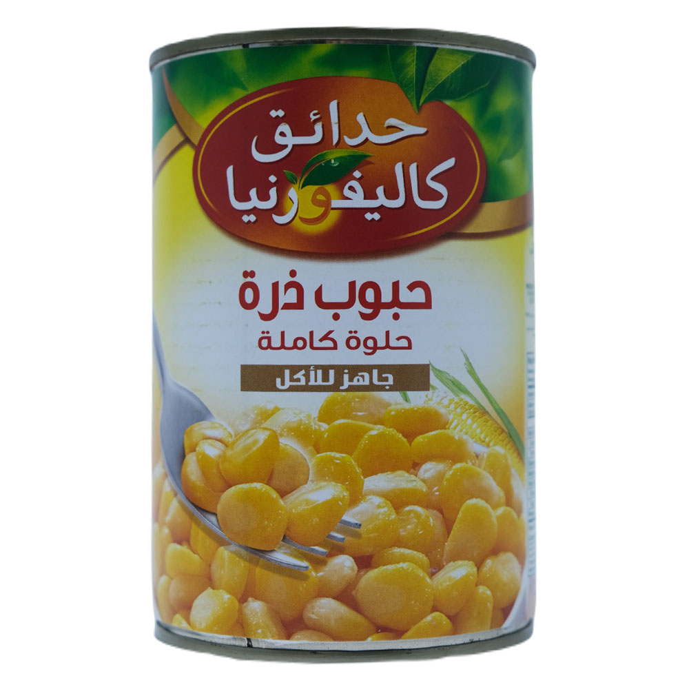 California Garden Whole Kernel Sweet Corn 450g back image