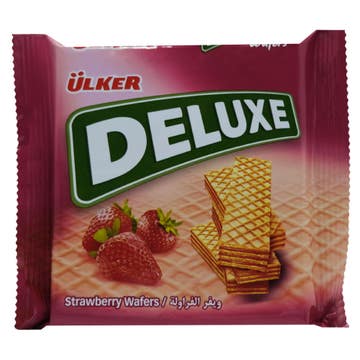 Ulker Deluxe Strawberry Wafers 40g 