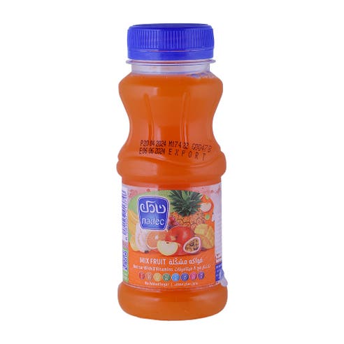 Nadec No Added Sugar Mix Fruit Nectar With 8 Vitamins Juice 180ml 