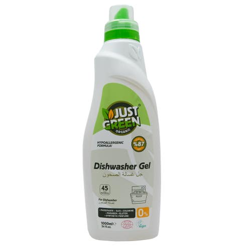 Just Green Organic Dishwashing Gel 1000ml 