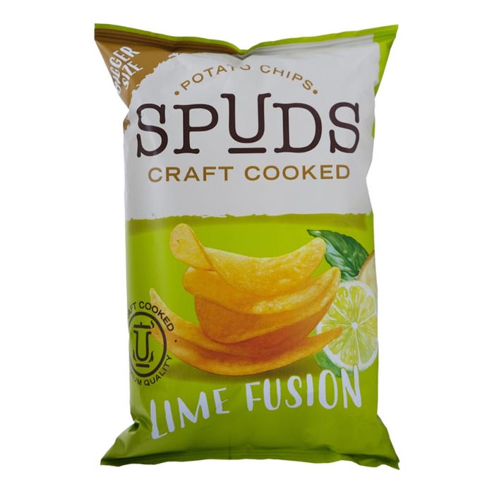 Spuds Lime Fusion Potato Chips 45g