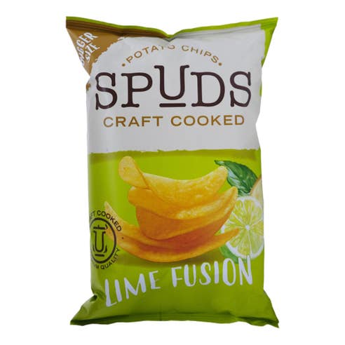 Spuds Lime Fusion Potato Chips 45g 