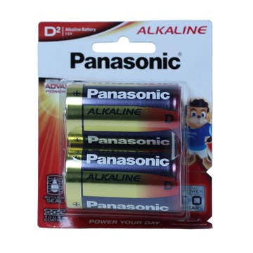 Panasonic Alkaline Battery D2 1.5v Lr20t/2b 