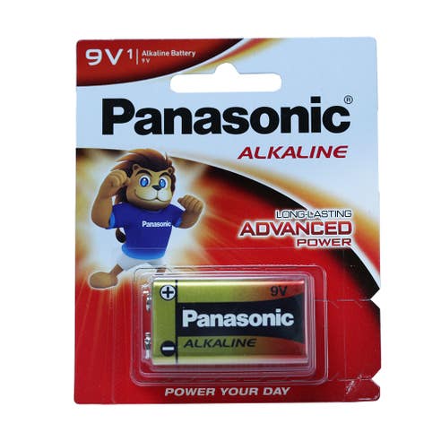 Panasonic Alkaline Battery 9V1 6Lr61t/1b 