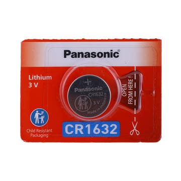 Panasonic Lithium Coin Battery 3V CR1632