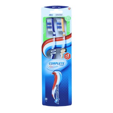 Aquafresh Complete Care Soft Toothbrush 1+1 Free [Special Offer] 