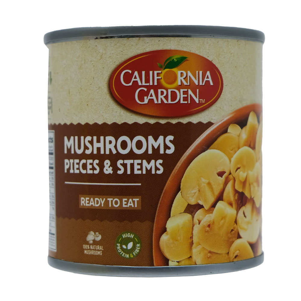 California Garden Mushrooms Pieces & Stems 184g 