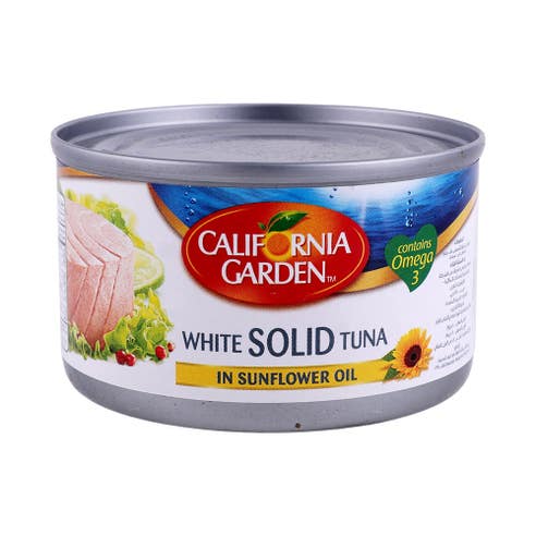California Garden White Tuna Solid In Sunflower Oil 185g 