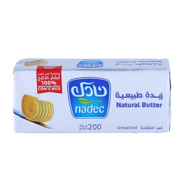 Nadec Fresh Unsalted Butter 200g 