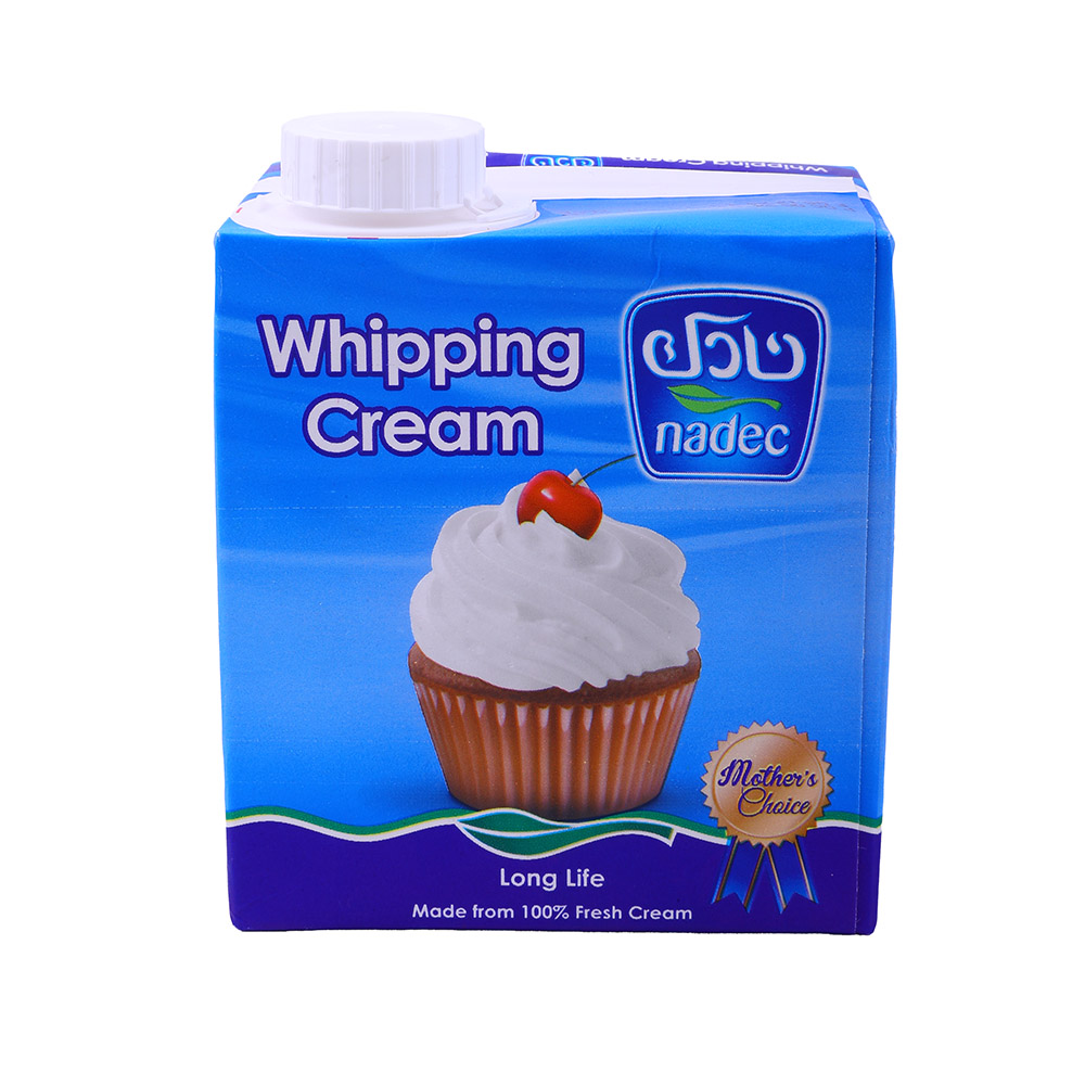 Nadec Whipping Cream 500ml back image