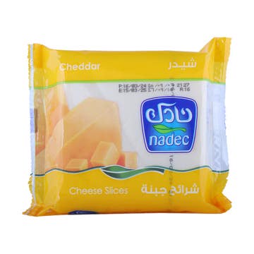 Nadec Cheddar Cheese Slice 200g 