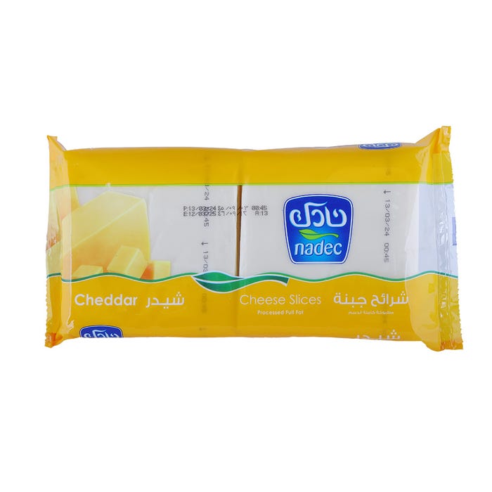 Nadec Cheddar Cheese Slice 400g