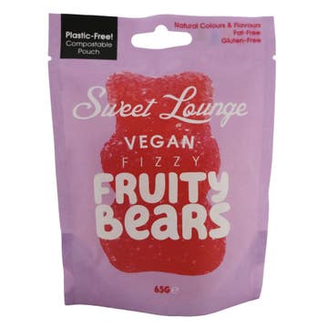 Sweet Lounge Fizzy Fruity Bears Candy 65g 