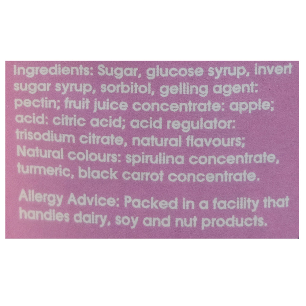 Sweet Lounge Blue Raspberry Bottles 65g back image