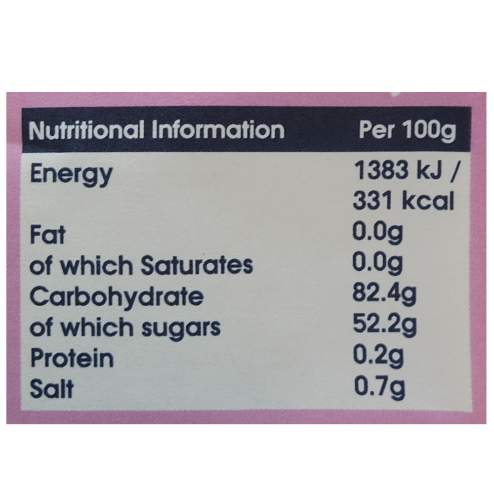 Sweet Lounge Blue Raspberry Bottles 65g left side image