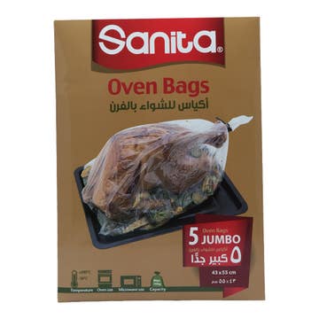 Sanita Jumbo Oven Bag [5 Pieces] 