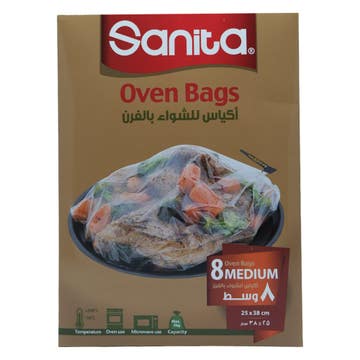 Sanita Medium Oven Bag [8 Pieces] 