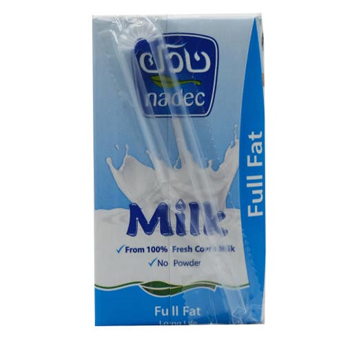 Nadec UHT Full Fat Long Life Milk 125ml 