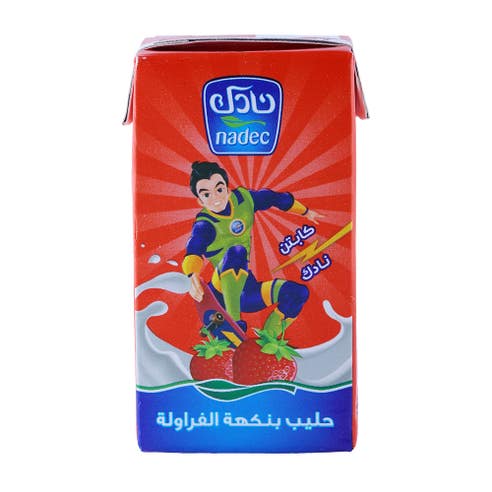 Nadec UHT Strawberry Milk 125ml 