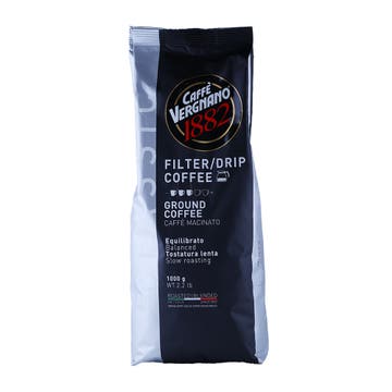 Caffe Vergnano 1882 Filter Ground Coffee 1Kg 