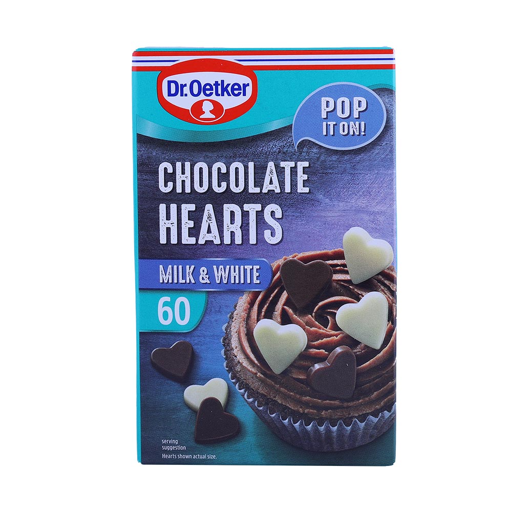 Dr. Oetker Chocolate Hearts 40g