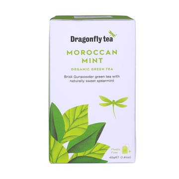 Dragonfly Tea Moroccan Mint Organic Green Tea 40g 