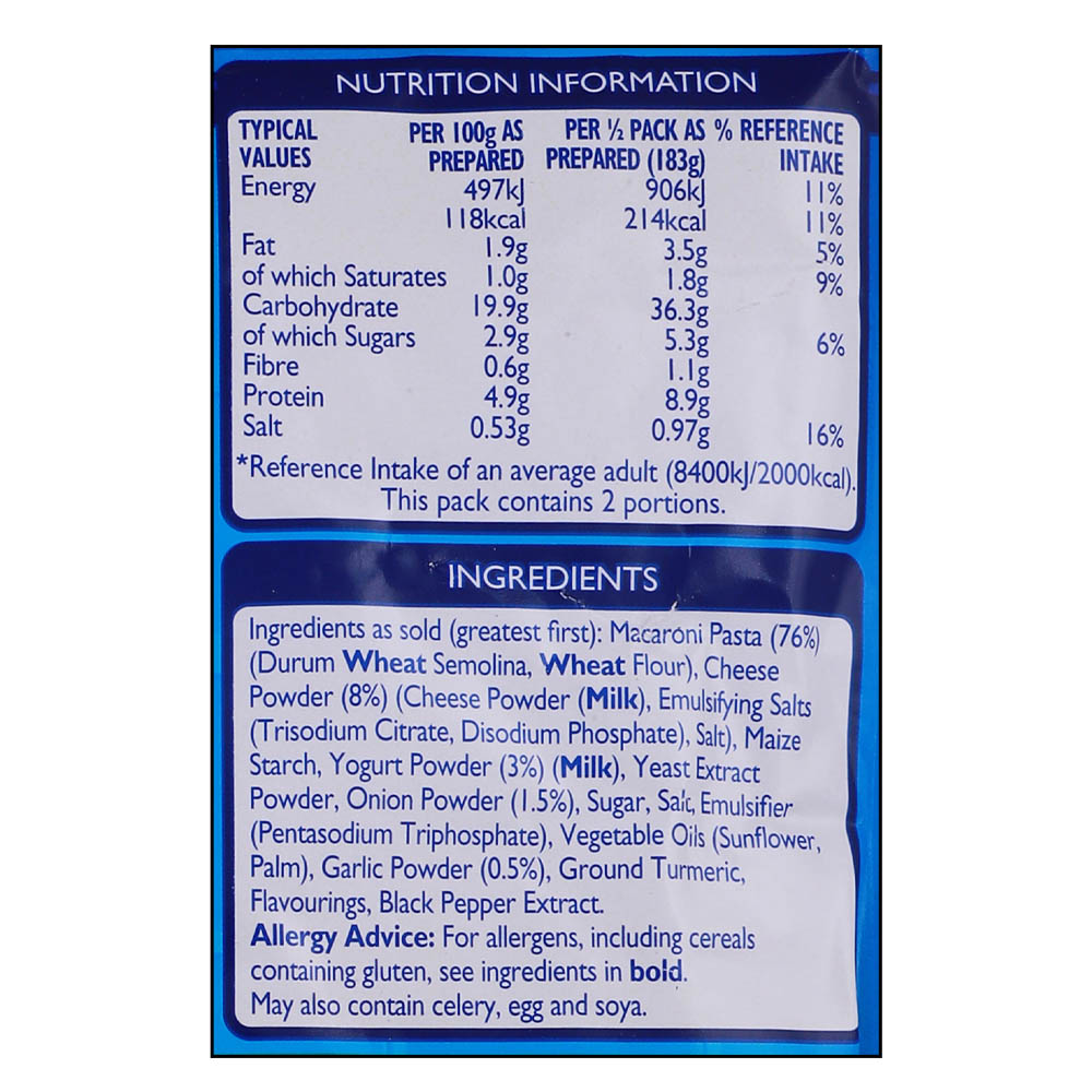 Batchelors Mac 'n' Cheese Pasta 'n' Sauce right side image