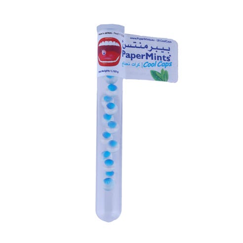PaperMints Sugar Free Mint Cool Caps 18s 