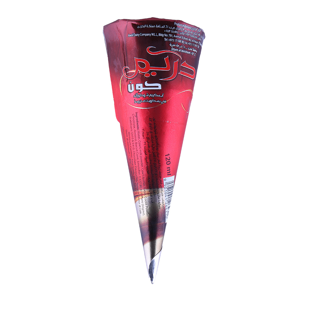 Fabion Dream Cone Ice Cream 120ml back image