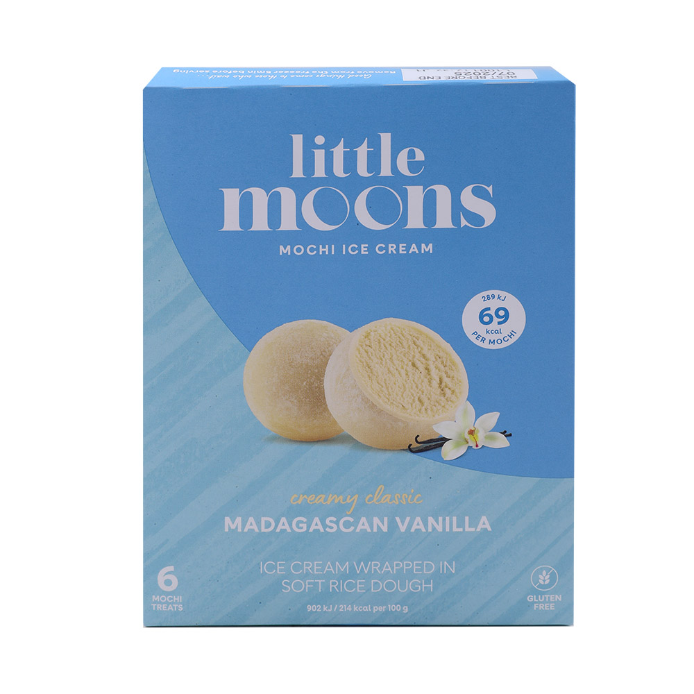 Little Moons Madagascan Vanilla Mochi Ice Cream 192g
