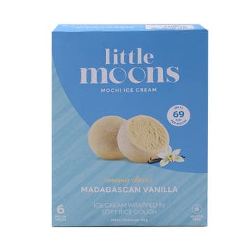 Little Moons Madagascan Vanilla Mochi Ice Cream 192g 