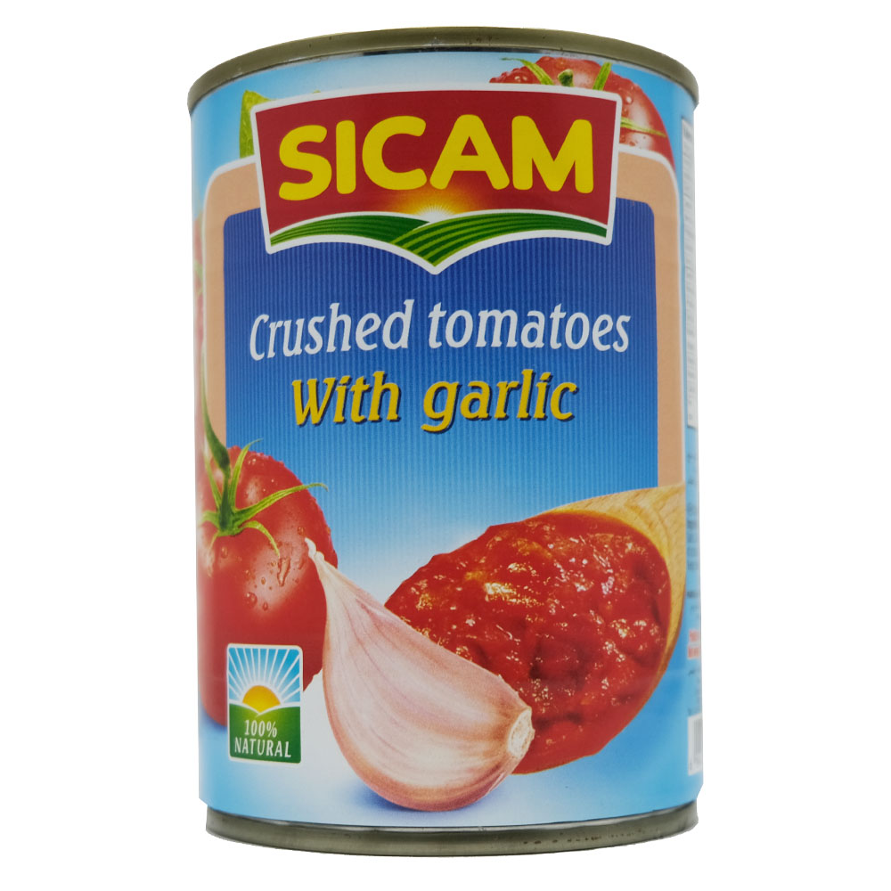 Sicam Crushed Tomatoes With Garlic 400g