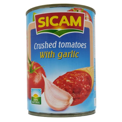 Sicam Crushed Tomatoes With Garlic 400g 