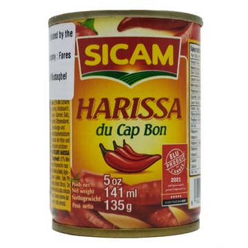 Sicam Harissa Du Cap Bon Paste 135g 