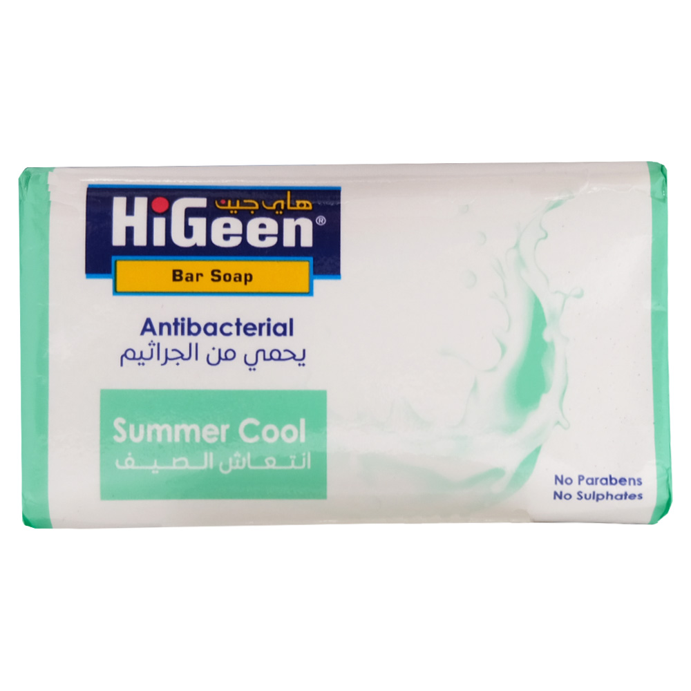 HiGeen Summer Cool Antibacterial Bar Soap 75g
