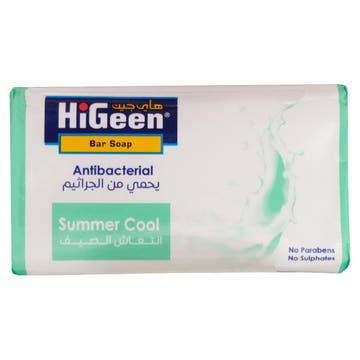 HiGeen Summer Cool Antibacterial Bar Soap 75g 