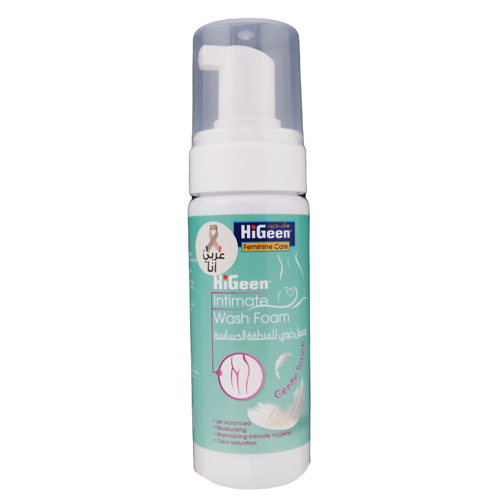 HiGeen Gentle Touch Intimate Wash Foam 165ml