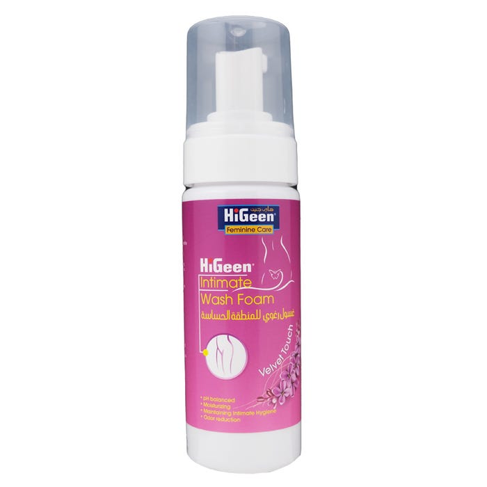 HiGeen Velvet Touch Intimate Wash Foam 165ml