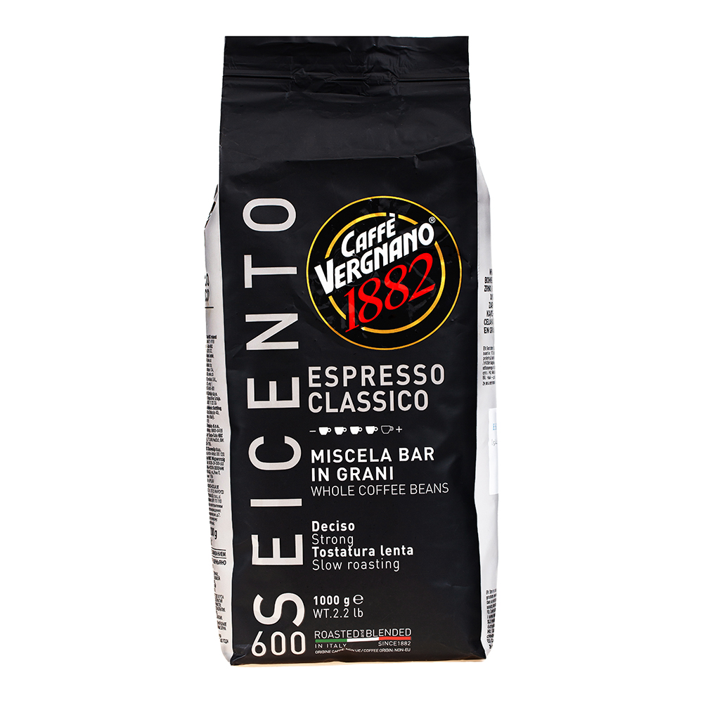 Caffe Vergnano 1882 Espresso Classic Coffee Beans 1Kg 