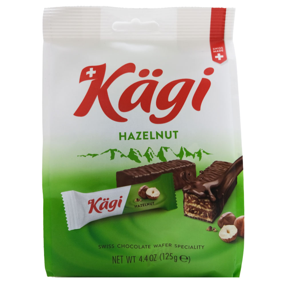 Kagi Hazelnut Mini Wafers 125g