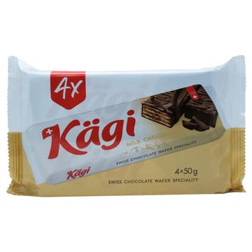 Kagi Milk Chocolate Wafers 4x50g [Special Offer] 