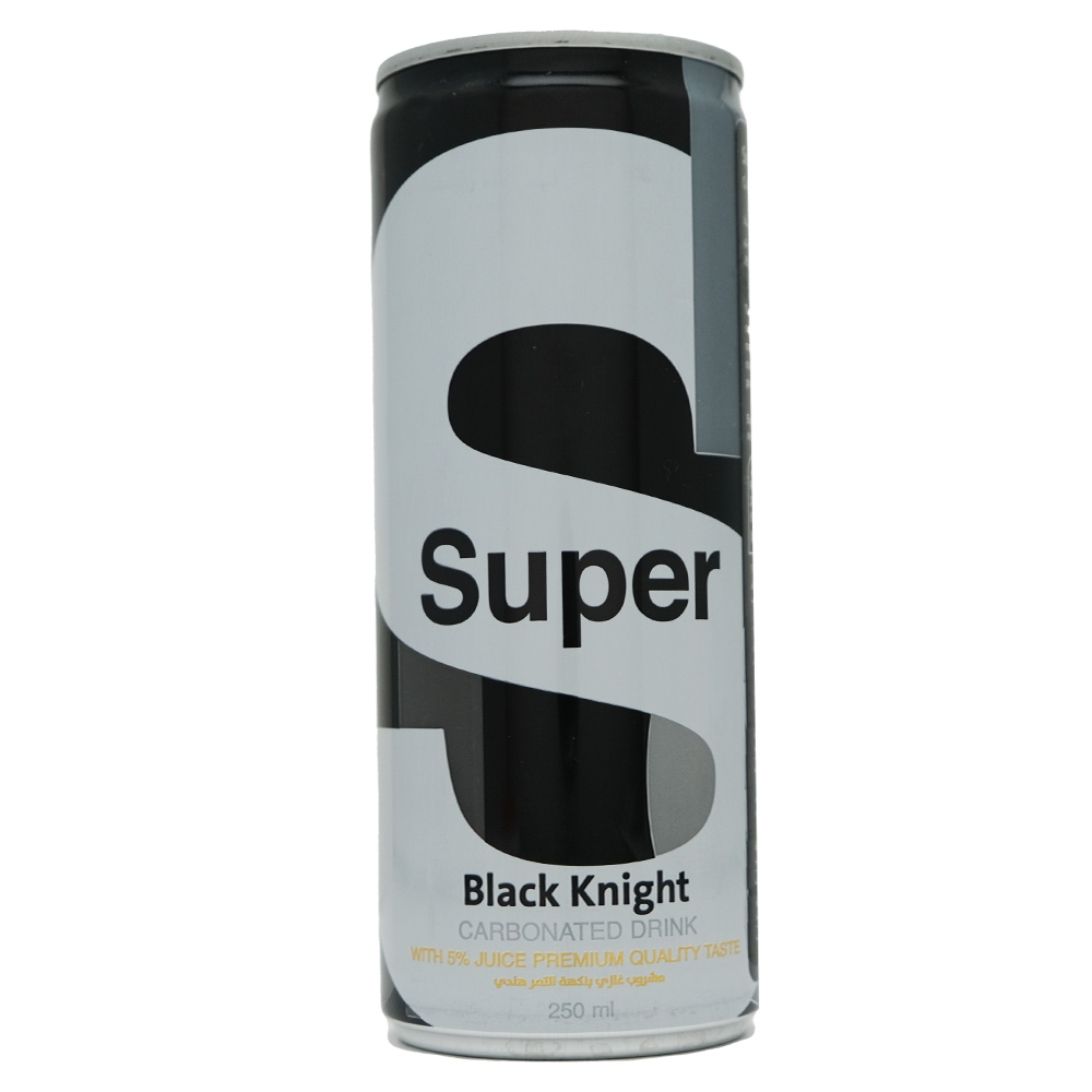 Super Black Knight Carbonated Drink 250ml