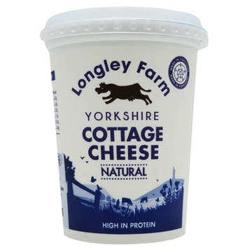 Longley Farm Natural Cottage Cheese 450g 