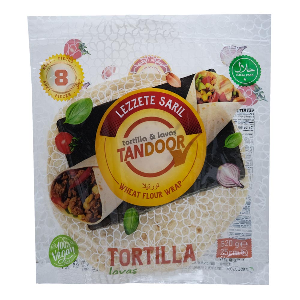 Lezzete Saril Tortilla & Lavas Tandoor Bread 520g